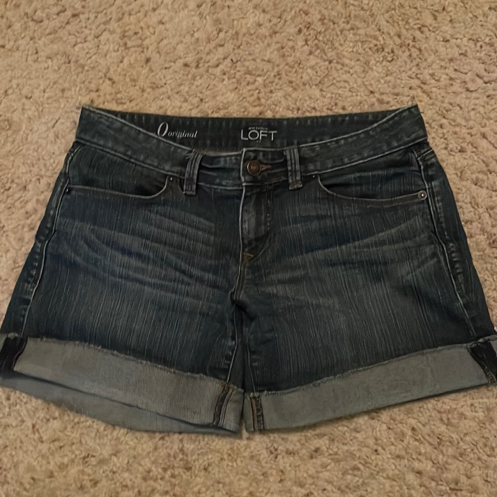 Denim shorts mid rise